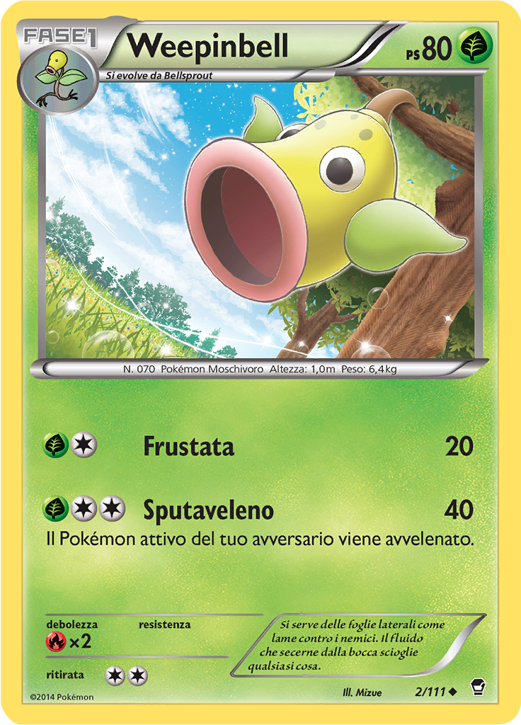 Weepinbell (Reverse Holo)