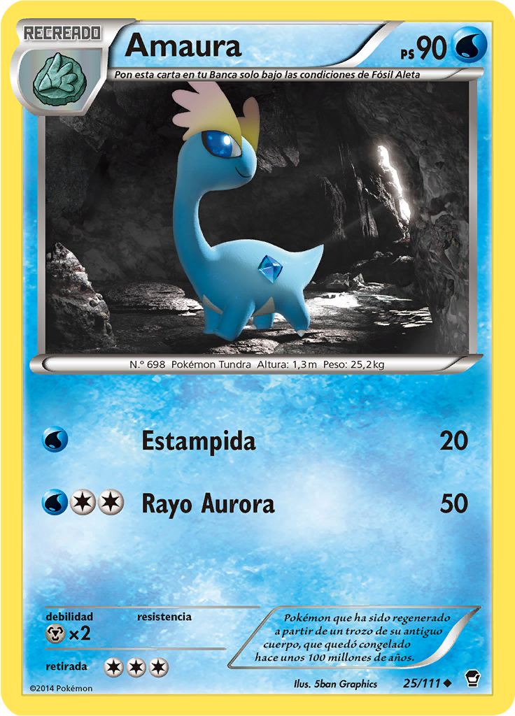 Amaura (Reverse Holo)