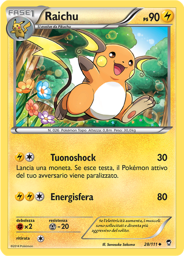 Raichu (Reverse Holo)