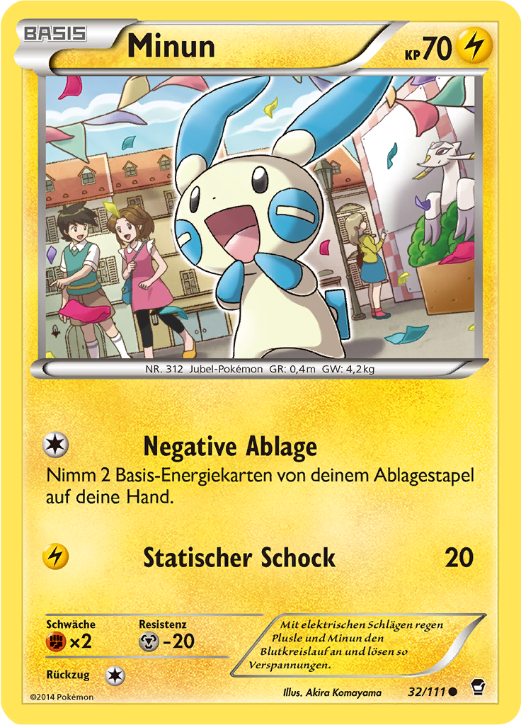 Minun (Reverse Holo)