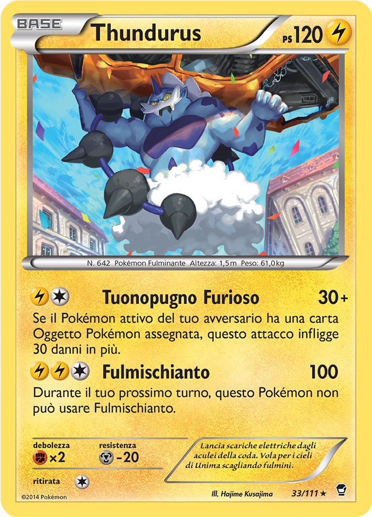 Thundurus (Reverse Holo)