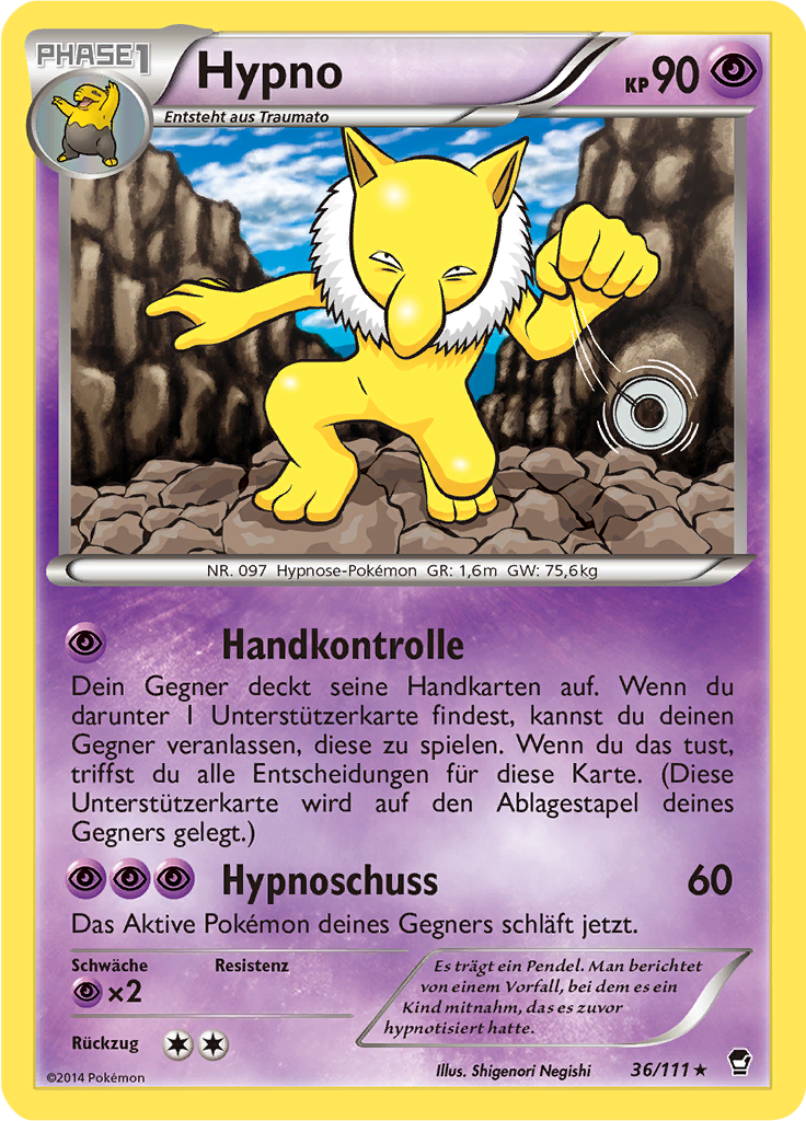 Hypno (Reverse Holo)
