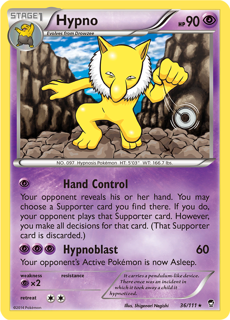 Hypno (Reverse Holo)