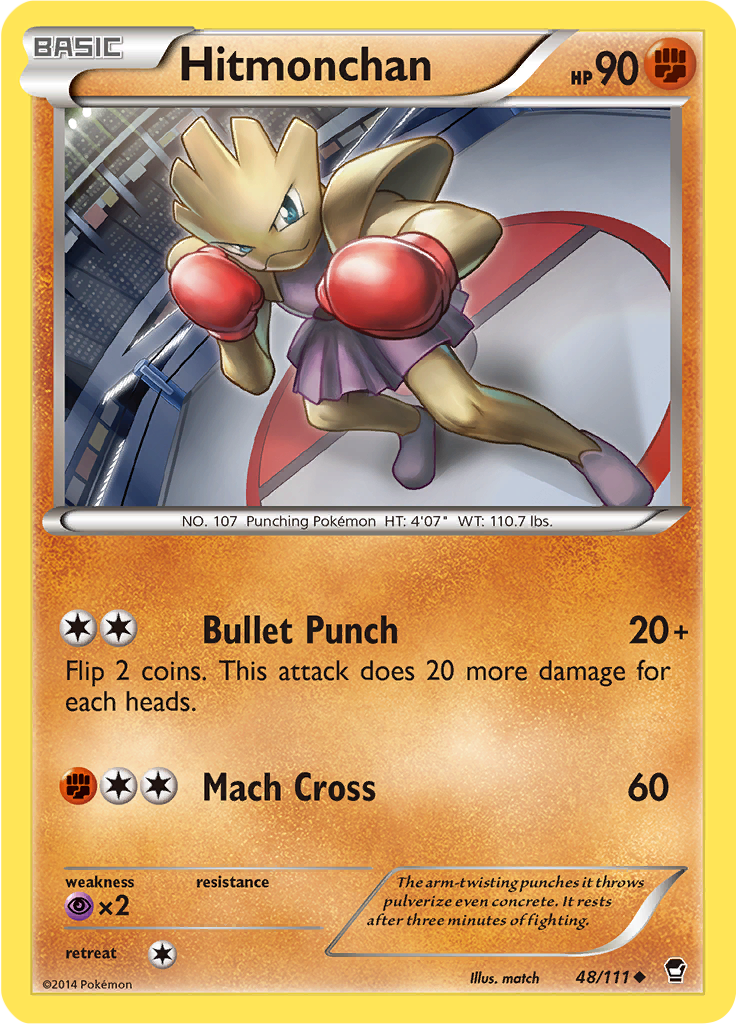 Hitmonchan (Reverse Holo)