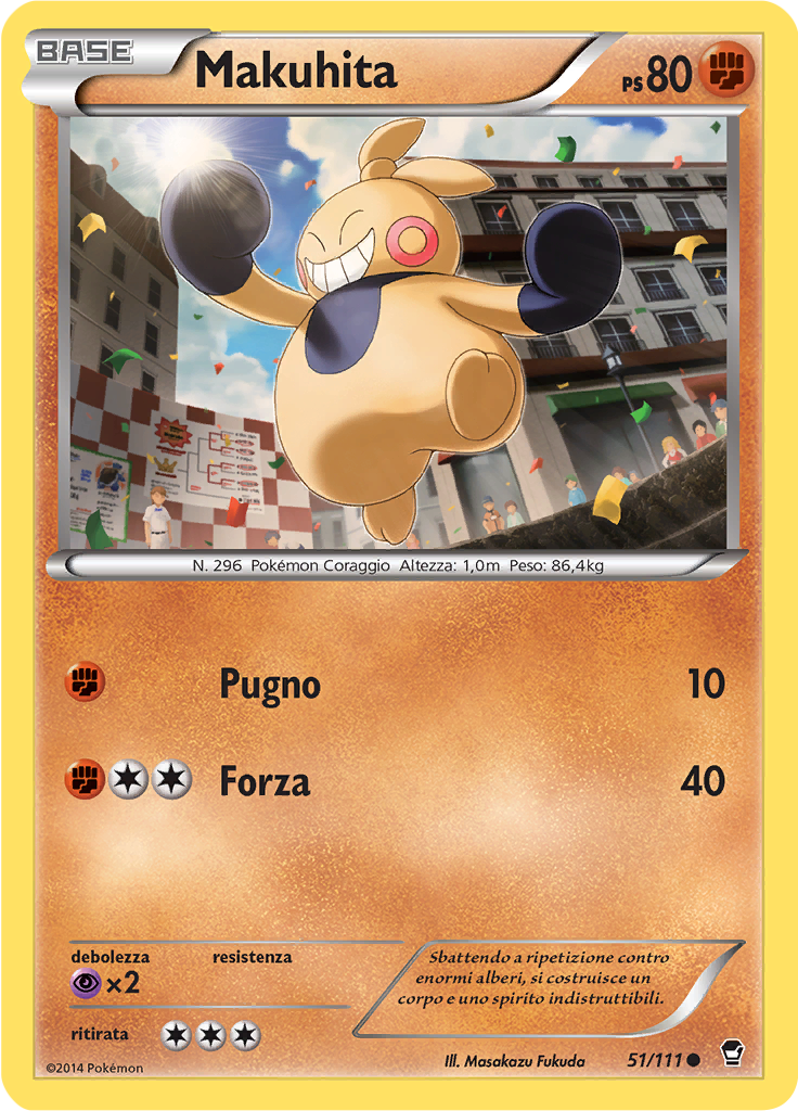 Makuhita (Reverse Holo)