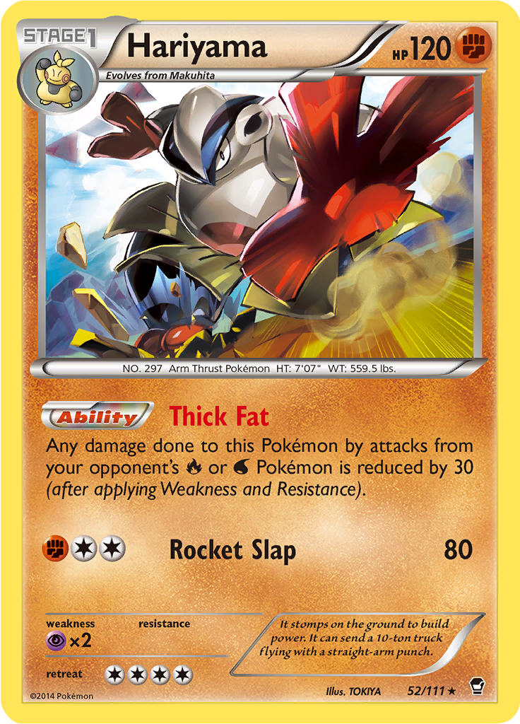 Hariyama (Reverse Holo)