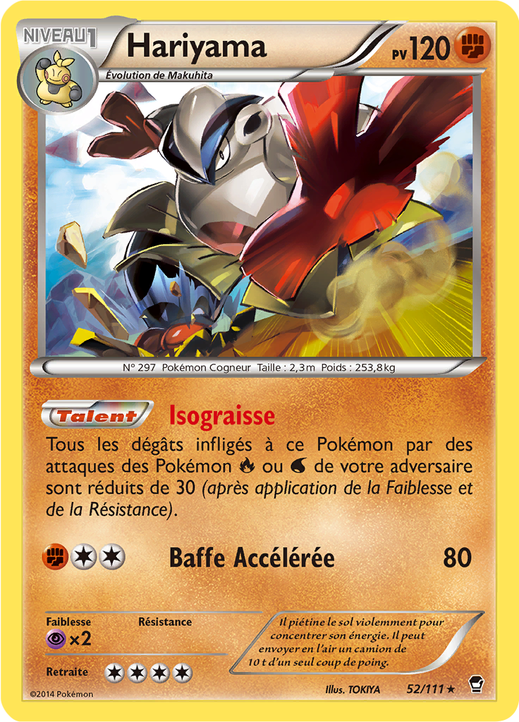 Hariyama (Reverse Holo)