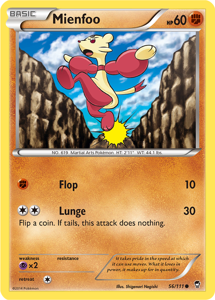 Mienfoo (Reverse Holo)