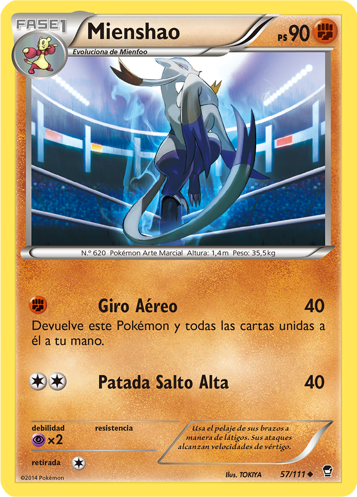 Mienshao (Reverse Holo)
