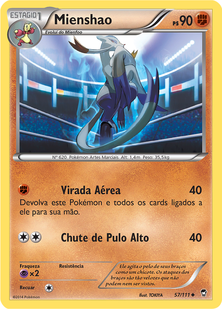Mienshao (Reverse Holo)