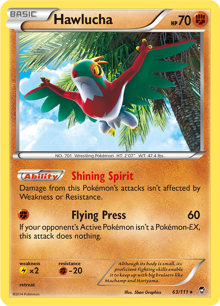 Hawlucha (Reverse Holo)