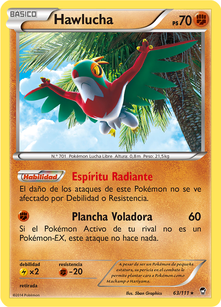 Hawlucha (Reverse Holo)