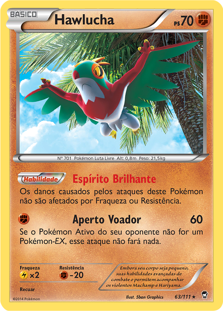 Hawlucha (Reverse Holo)