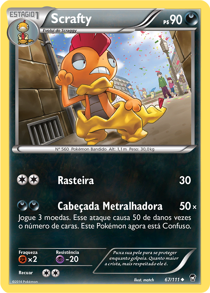 Scrafty (Reverse Holo)