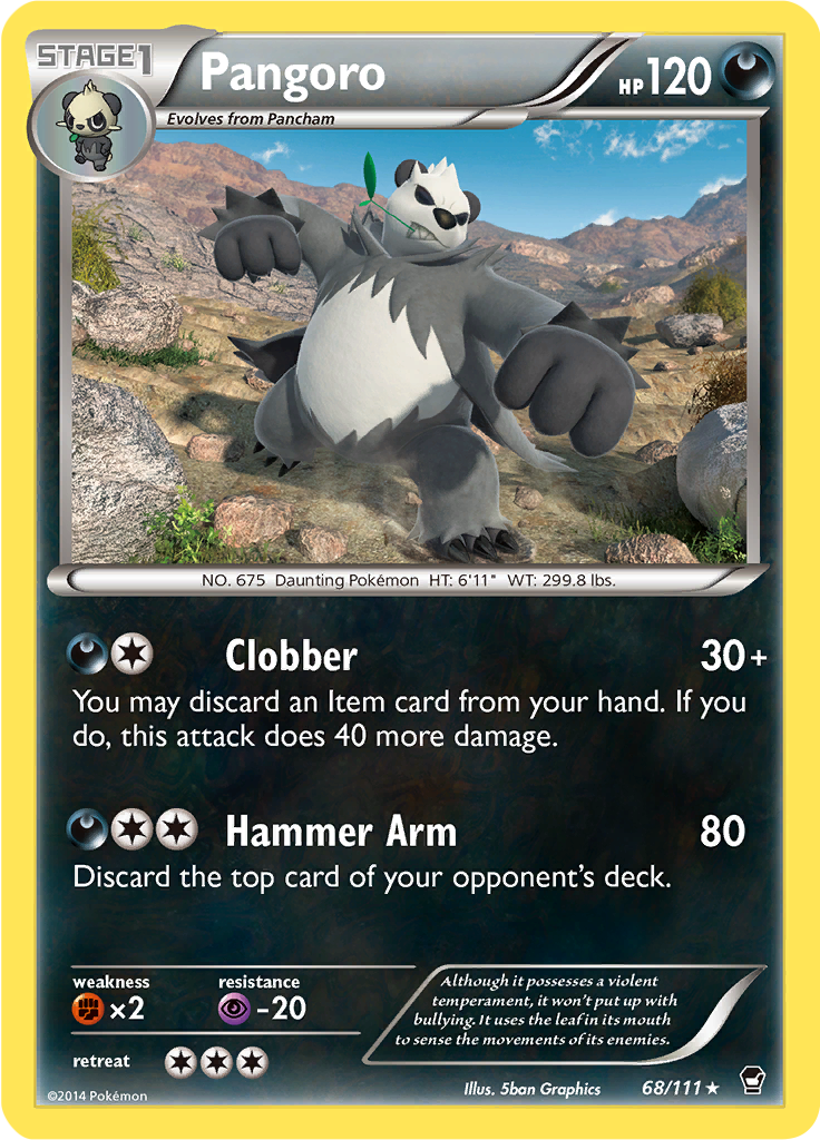 Pangoro (Reverse Holo)