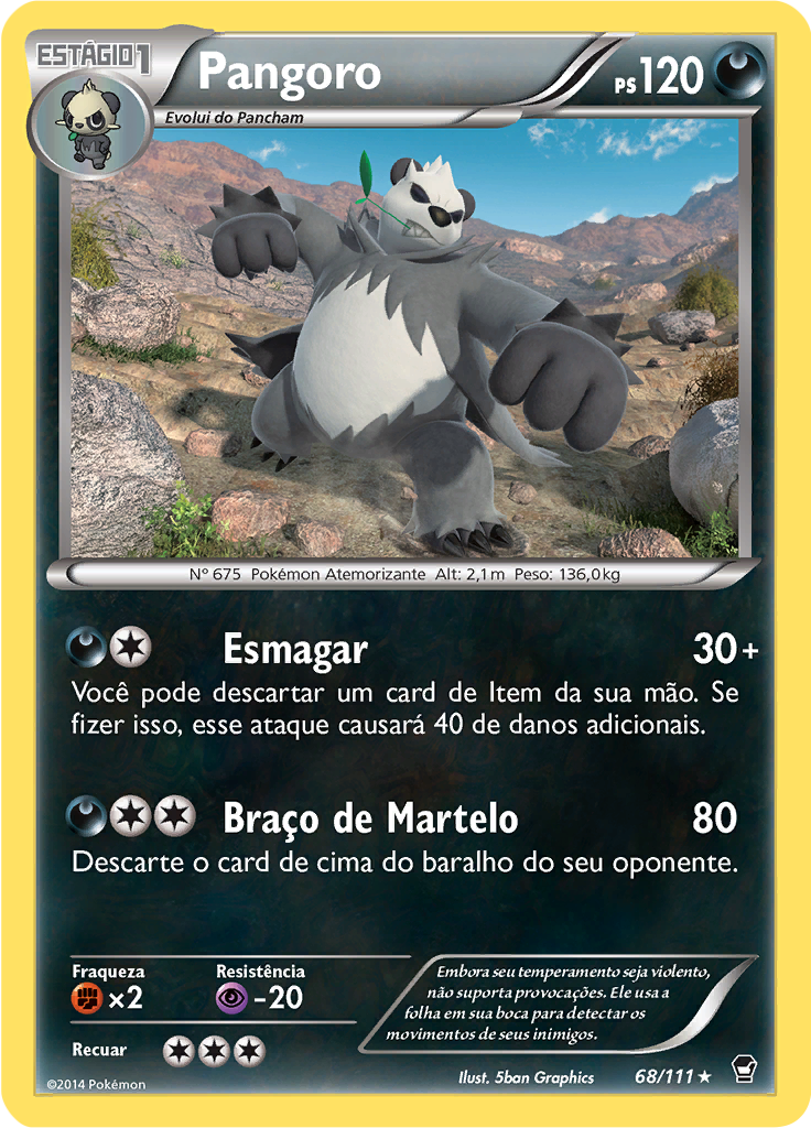 Pangoro (Reverse Holo)