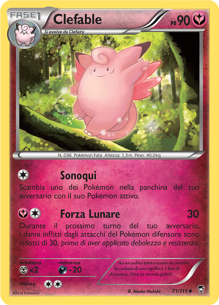 Clefable (Reverse Holo)