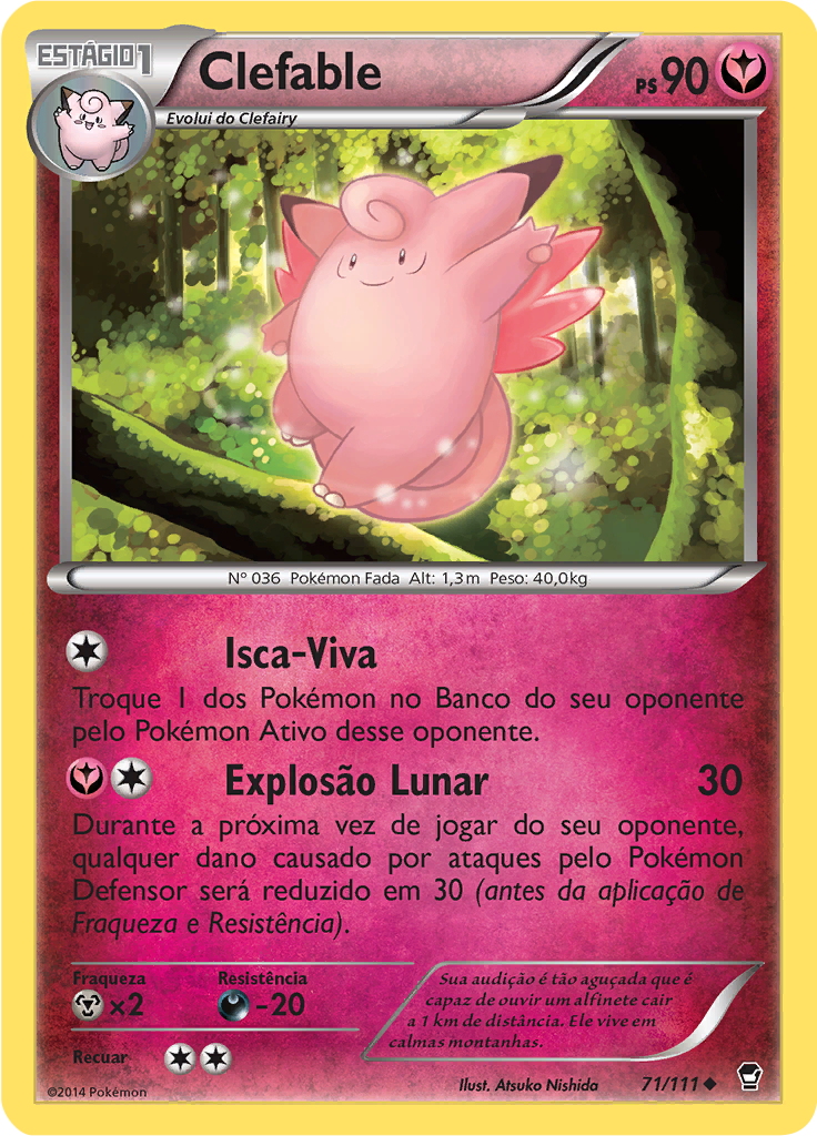 Clefable (Reverse Holo)