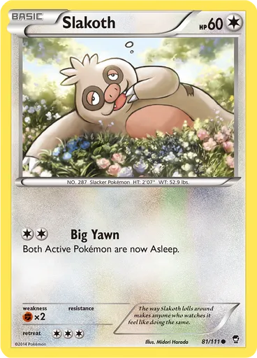 Slakoth (Reverse Holo)