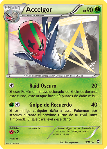 Accelgor (Reverse Holo)