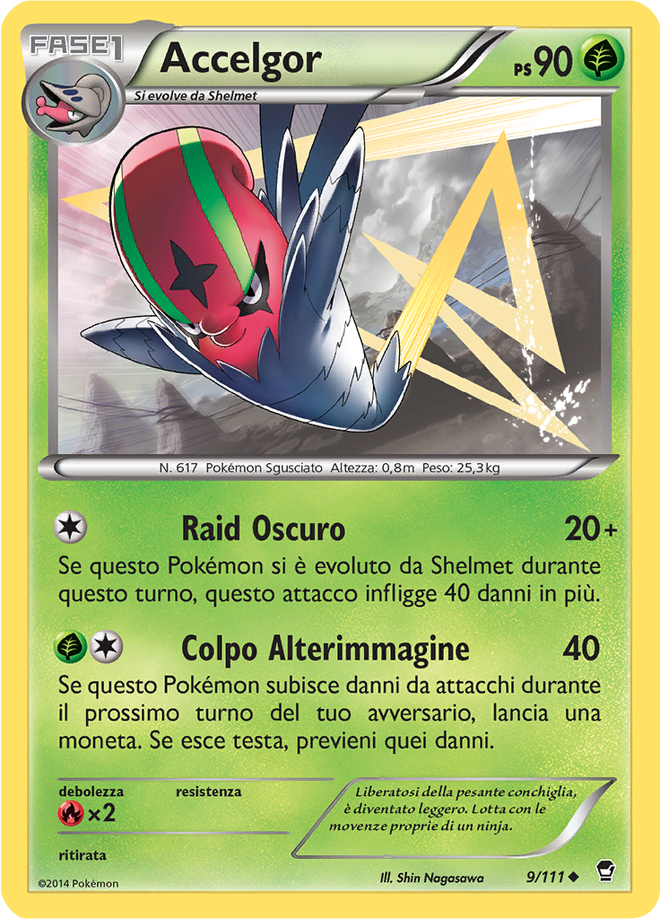 Accelgor (Reverse Holo)
