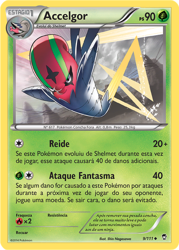 Accelgor (Reverse Holo)