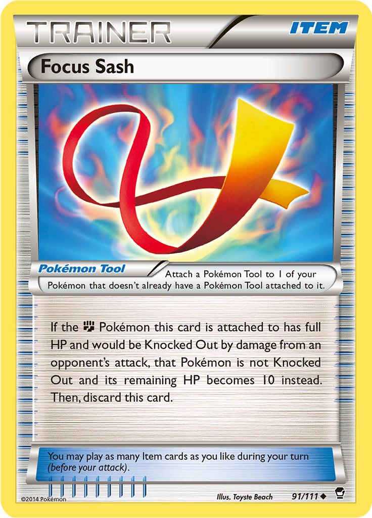 Focus Sash (Reverse Holo)