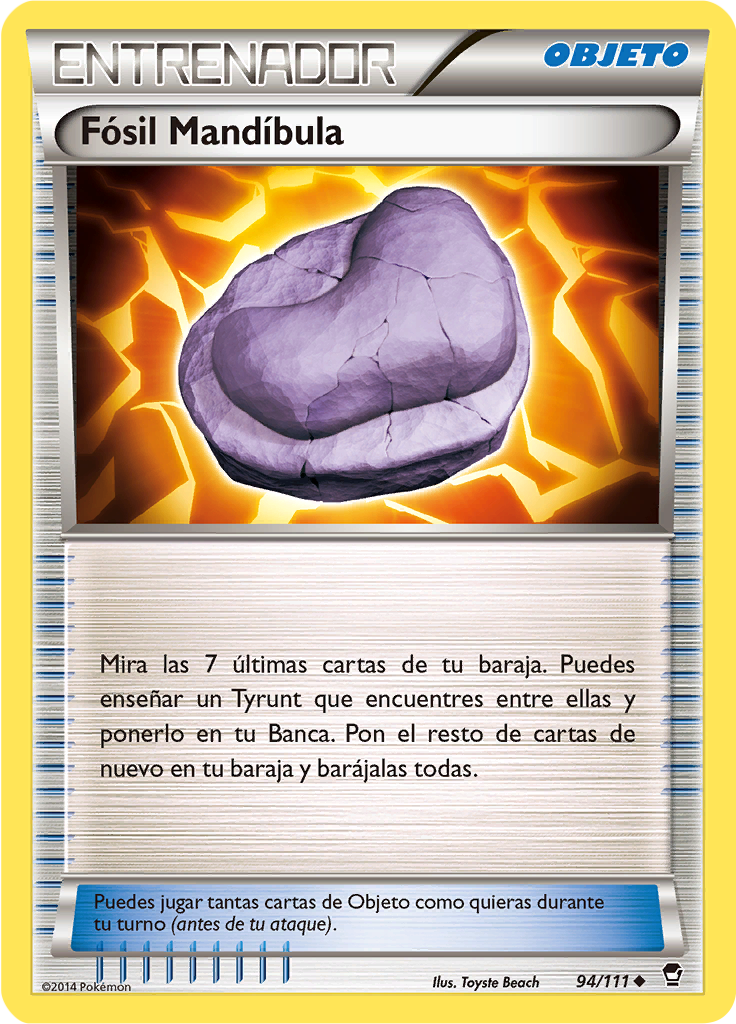 Fósil Mandíbula (Reverse Holo)