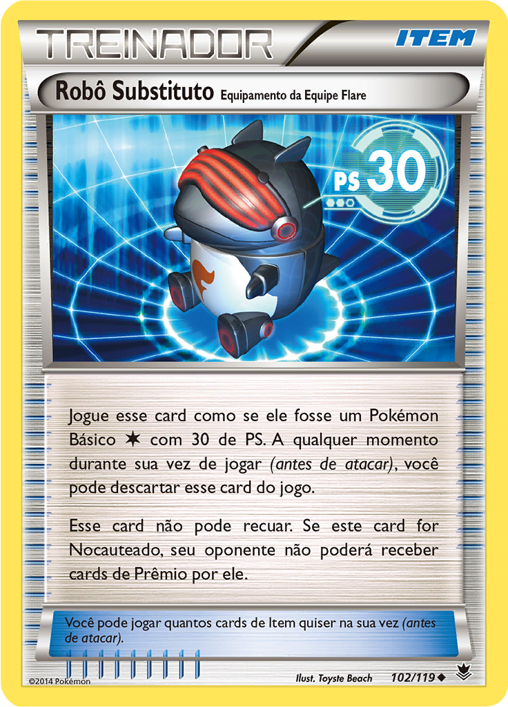 Robô Substituto – Equipamento da Equipe Flare