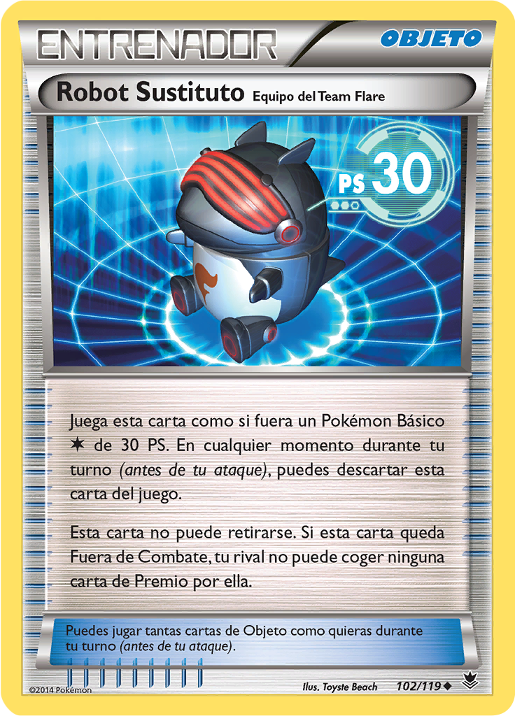 Robot Sustituto Equipo del Team Flare (Reverse Holo)