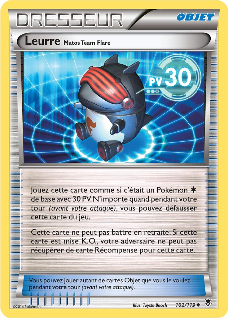 Leurre Matos Team Flare (Reverse Holo)