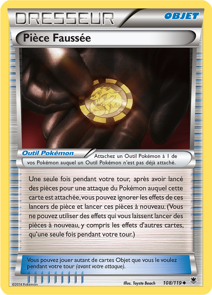 Pièce Faussée (Reverse Holo)