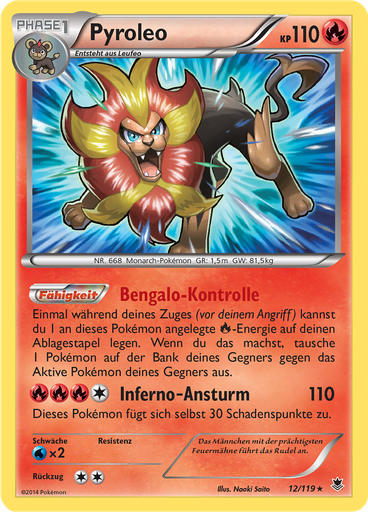 Pyroleo (Reverse Holo)