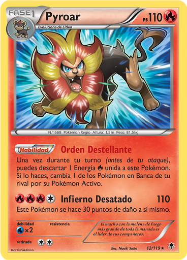 Pyroar (Reverse Holo)