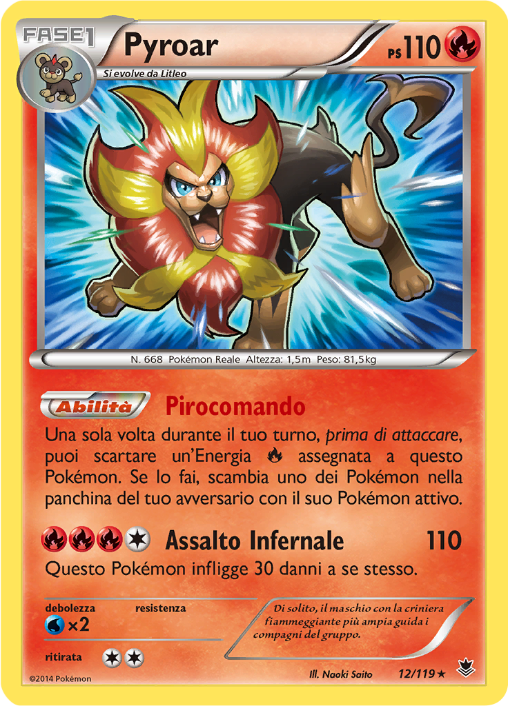 Pyroar (Reverse Holo)
