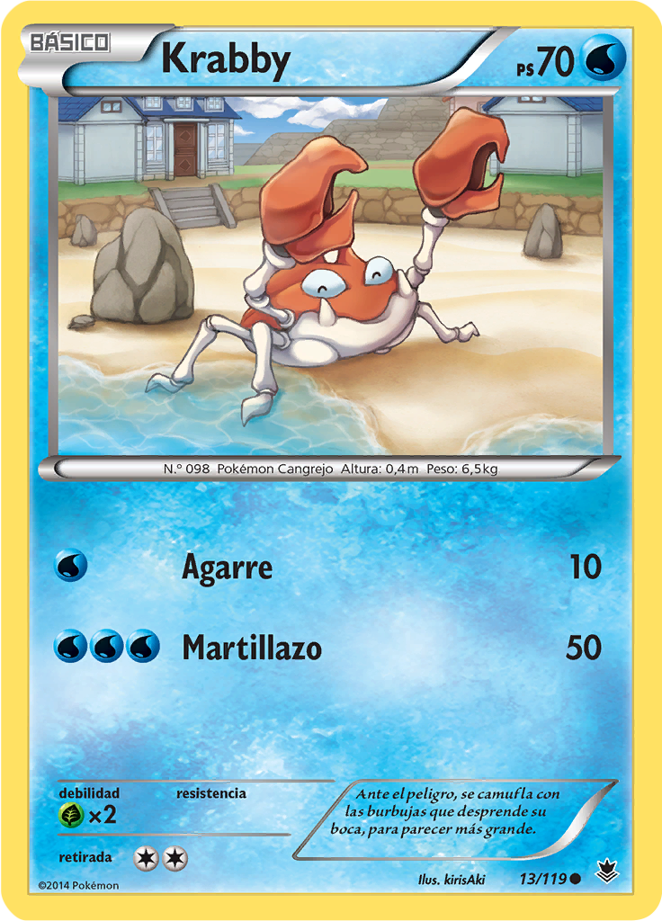 Krabby (Reverse Holo)