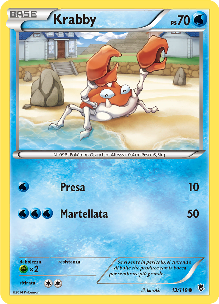 Krabby (Reverse Holo)