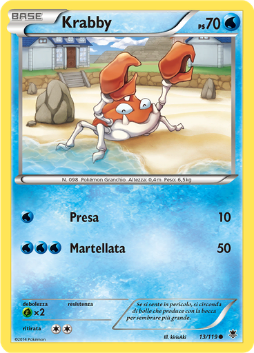 Krabby (Reverse Holo)
