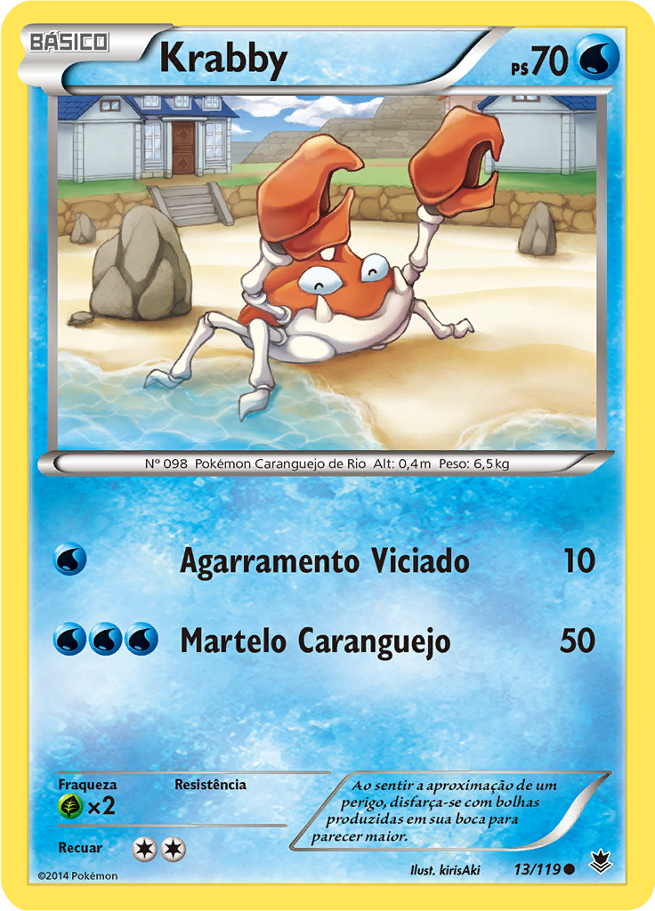 Krabby (Reverse Holo)
