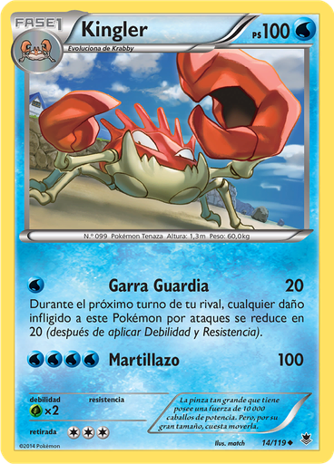 Kingler (Reverse Holo)