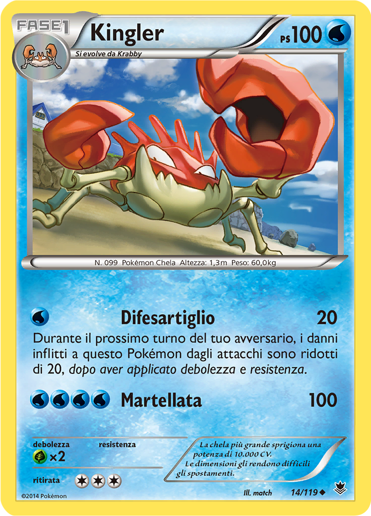 Kingler (Reverse Holo)