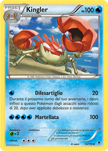 Kingler (Reverse Holo)