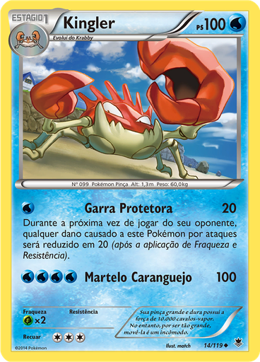 Kingler (Reverse Holo)