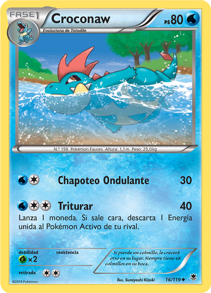 Croconaw (Reverse Holo)