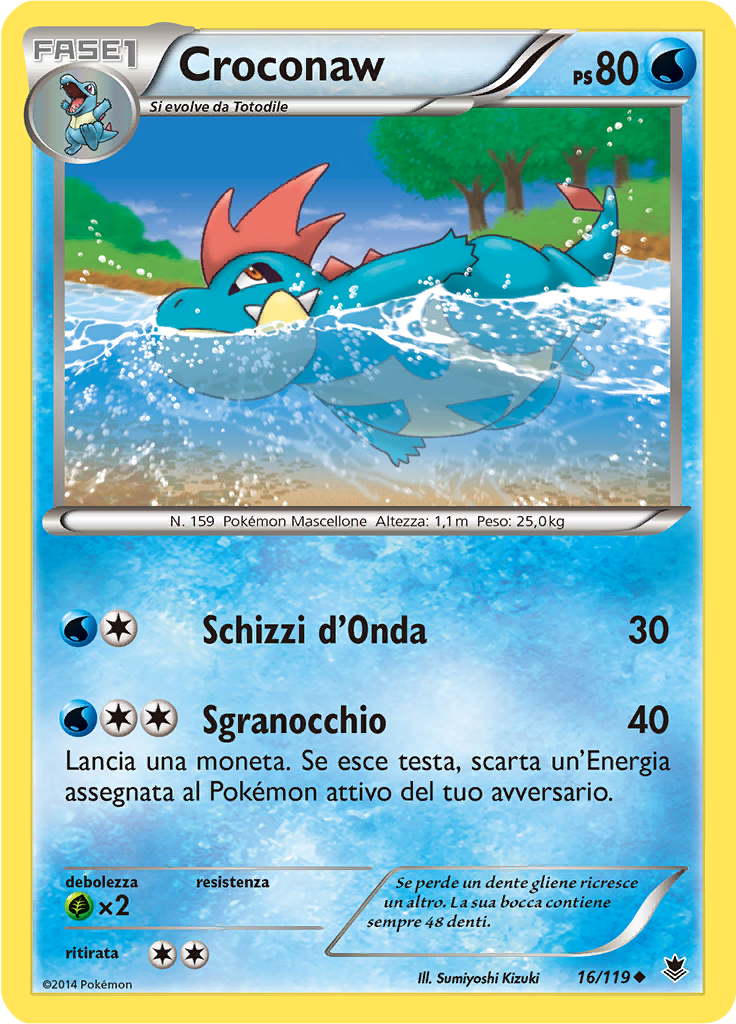 Croconaw (Reverse Holo)