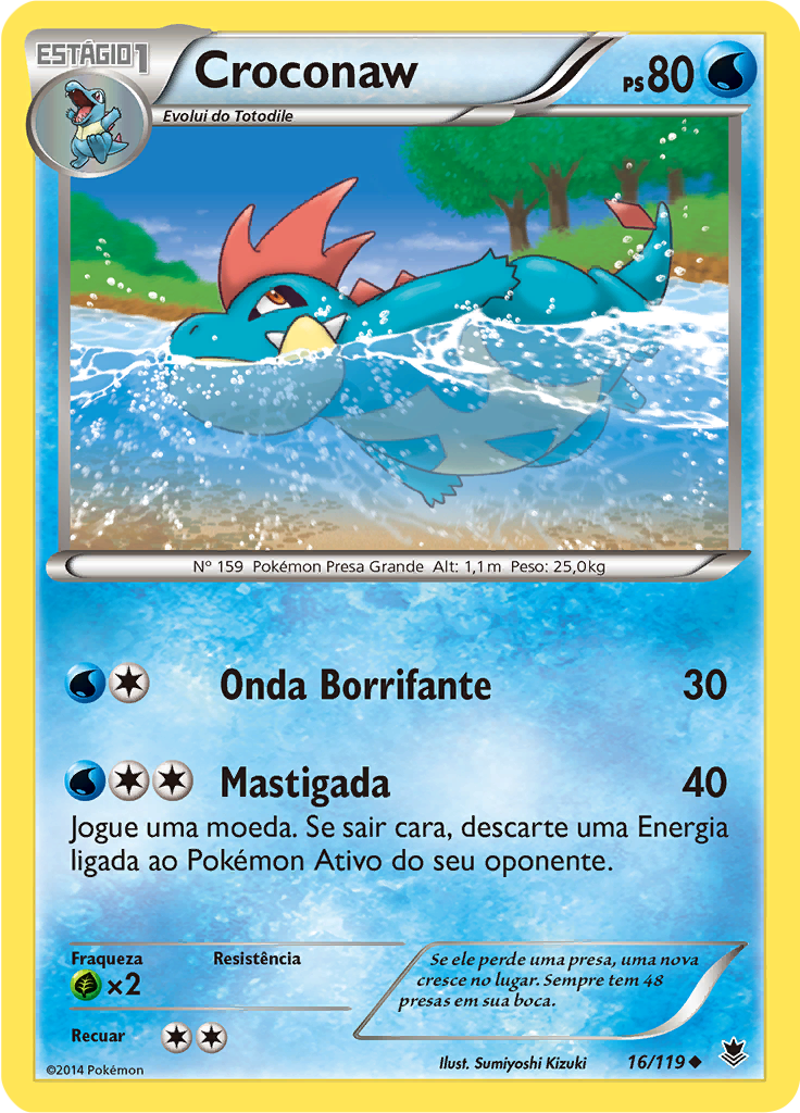 Croconaw (Reverse Holo)