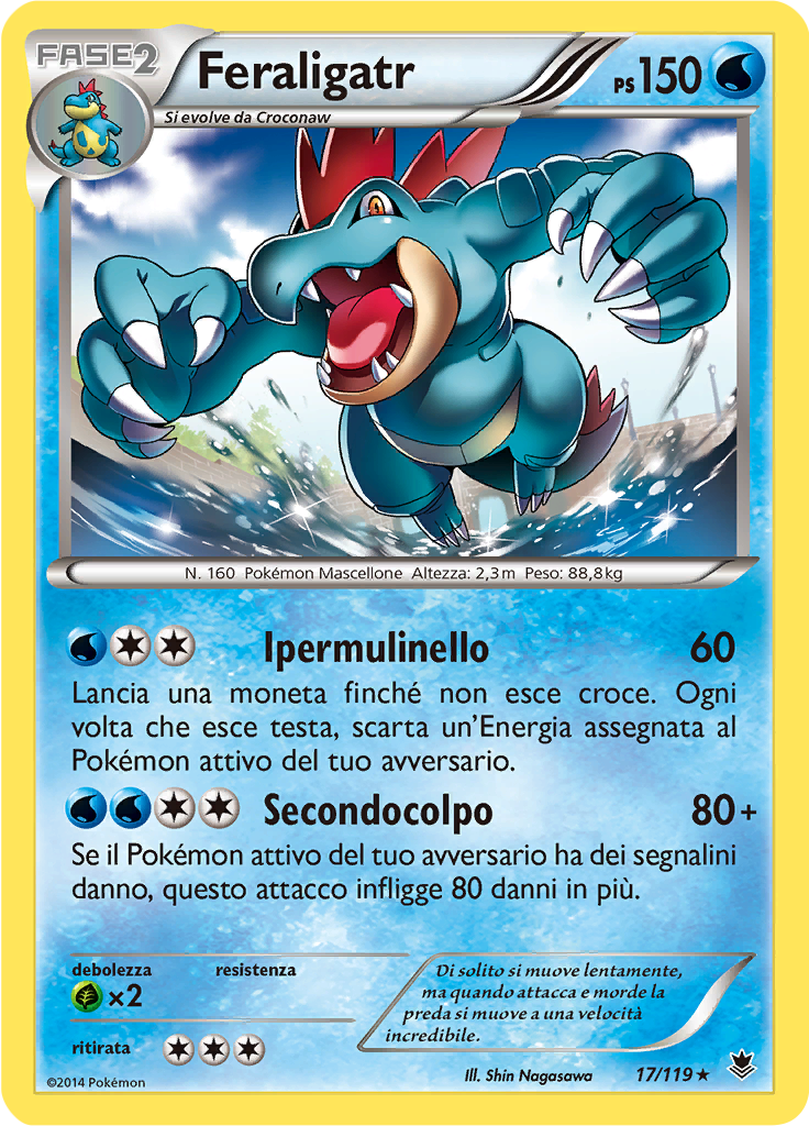Feraligatr (Reverse Holo)