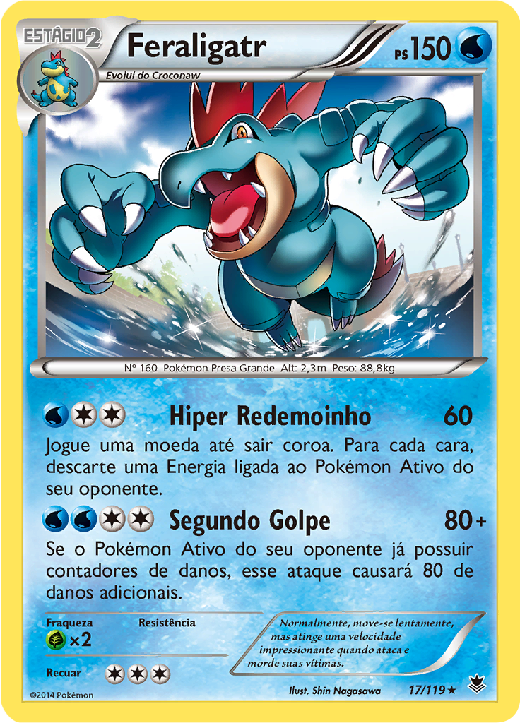 Feraligatr (Reverse Holo)