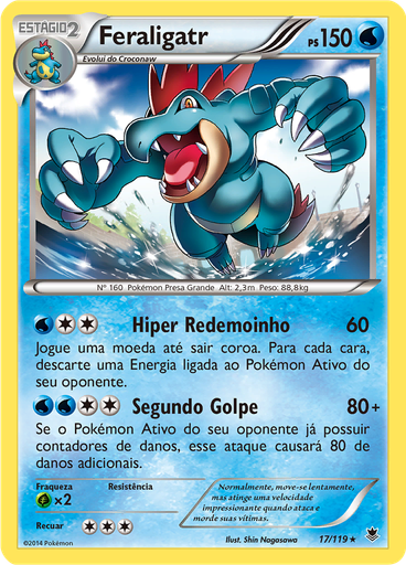 Feraligatr (Reverse Holo)