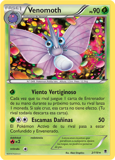 Venomoth (Reverse Holo)